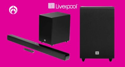 Liverpool tiene en descuento esta barra de sonido JBL con subwoofer, ideal para tu sala