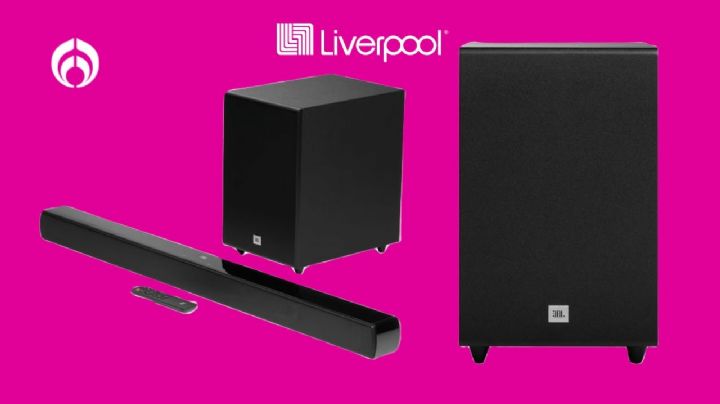 Liverpool tiene en descuento esta barra de sonido JBL con subwoofer, ideal para tu sala