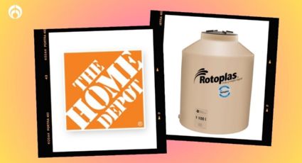 Home Depot tiene "regalado" este tinaco Rotoplas de 1100 litros y tricapa