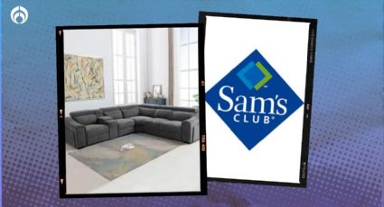 Sam's Club vende sala reclinable con portavasos, reposacabezas, consola con luces y puertos USB