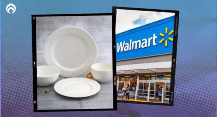 Walmart rebaja vajilla de cerámica con elegante grabado y ultra resistente por menos de 1,000 pesos