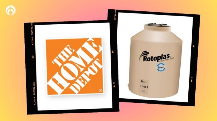 Home Depot tiene "regalado" este tinaco Rotoplas de 1100 litros y tricapa