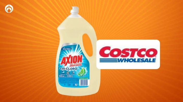 Costco aplica descuentazo al jabón lavatrastes Axion Tricloro de 2.8 L ¡rinde más y arranca grasa!