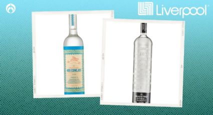 Liverpool remata mezcal 400 conejos y tequila Maestro Dobel Diamante para todo tipo de celebración