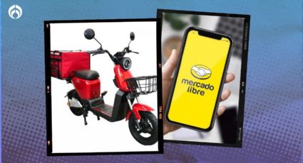 Mercado Libre tiene en rebaja esta moto eléctrica con pantalla y mochila trasera