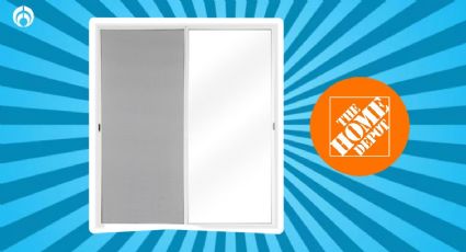 Home Depot lanza ofertón en puerta corrediza de aluminio ¡con mosquitero que no se oxida!