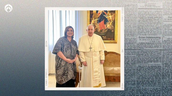 Xóchitl en el Vaticano: así fue su reunión con el Papa Francisco; ‘me deseó suerte’, dice (FOTOS)