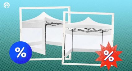 Bodega Aurrera descuenta casi el 60% a carpa plegable con paredes transparentes y altura ajustable