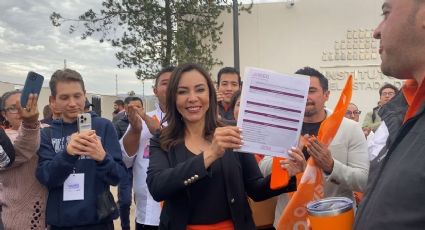 Yulma Rocha se registra como candidata por MC a la gubernatura de Guanajuato