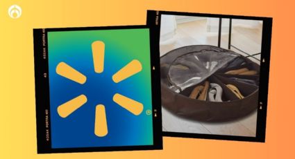 Walmart vende baratísima esta zapatera circular para poner debajo de la cama