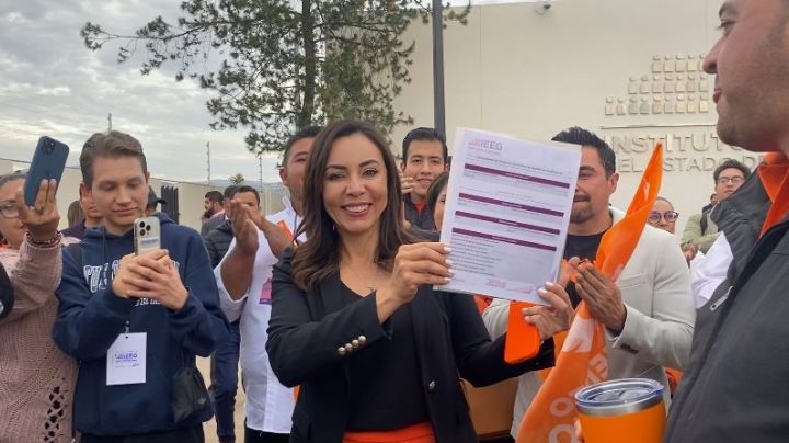 Yulma Rocha se registra como candidata por MC a la gubernatura de Guanajuato