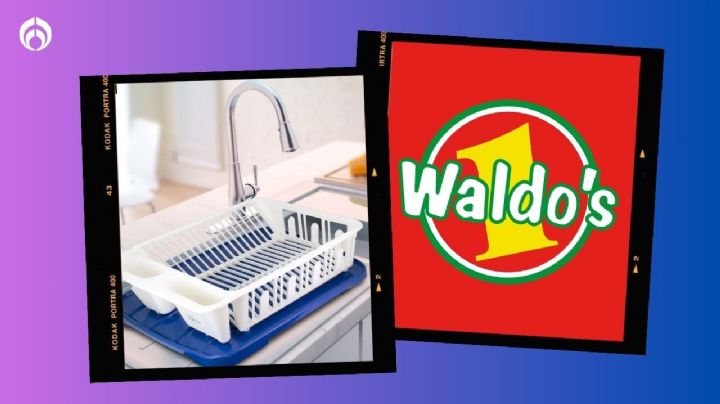 Waldo's pone en rebaja este escurridor de trastes de plástico perfecto para tu cocina