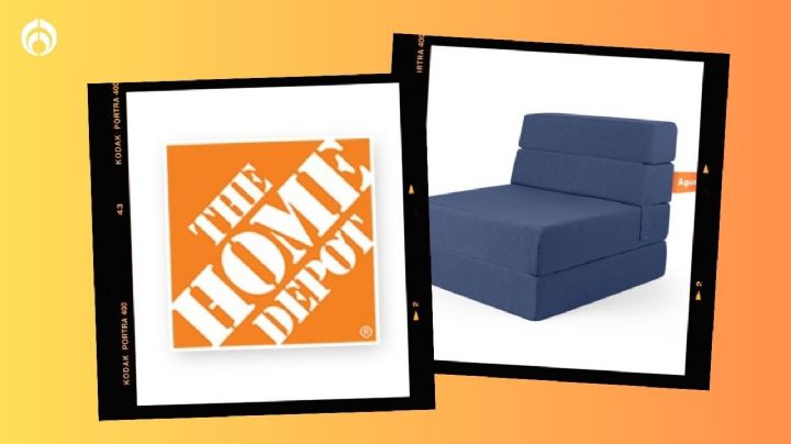 Home Depot vende "regalado" este sofá cama individual super cómodo y práctico