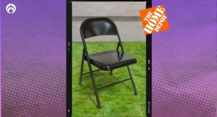 Home Depot aplica 'ofertón' de 4x3 a sillas plegables de acero negras