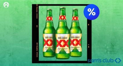 Sam's Club aplica descuentazo a caja de cerveza Dos Equis con 24 botellas y chamoy de regalo