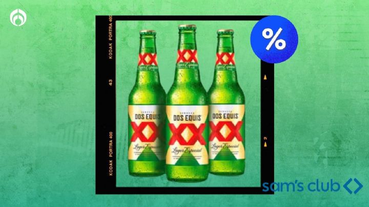 Sam's Club aplica descuentazo a caja de cerveza Dos Equis con 24 botellas y chamoy de regalo