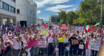 (FOTOS) Marchan más 5 mil personas en Sonora por la democracia