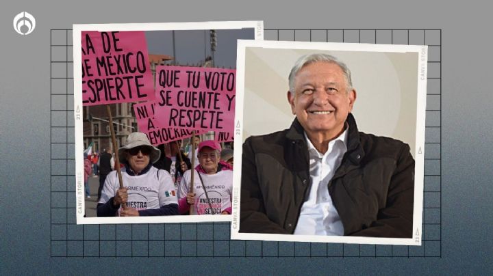 AMLO se lo toma con calma: ‘Todo bien y sin novedad’, dice tras marcha por la democracia