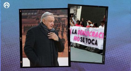 AMLO se lanza contra marcha por la democracia, Krauze y Claudio X. González