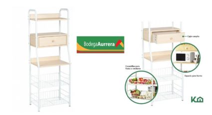 Bodega Aurrera puso con descuento este práctico gabinete, ideal para organizar tu cocina