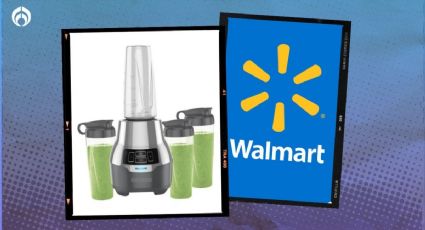 Walmart remata potente licuadora con tecnología de menos ruido y 4 termos con tapa