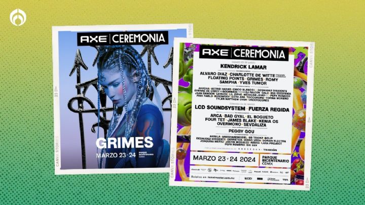 Cambio en el Festival Axe Ceremonia: Grimes se suma al cartel del festival