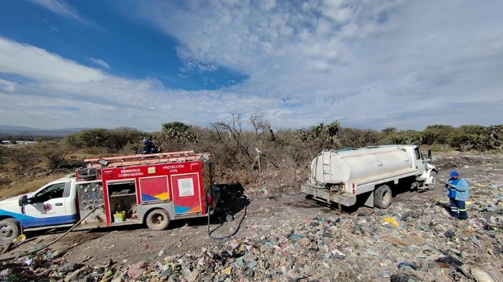 Sofocan incendio en relleno sanitario de Corregidora; lugar fue clausurado