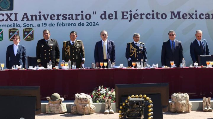 Día del Ejército Mexicano: Reconoce gobernador de Sonora a soldados en su aniversario