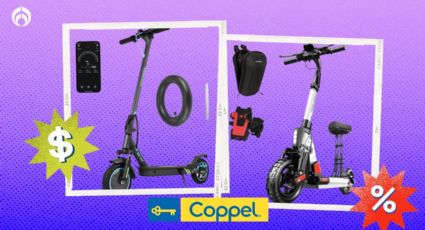 Coppel deja baratísimos los scooters eléctricos Honey Whale que soportan más de 100 kg; traen regalo