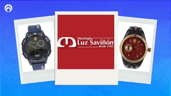 Montepío Luz Saviñón liquida estos relojes Ferrari a menos de mil 500 pesos