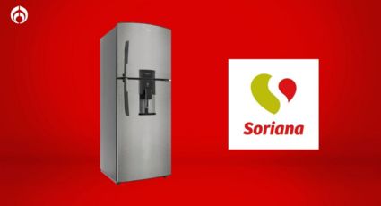 Soriana deja baratísimo amplio refrigerador Mabe con despachador de agua