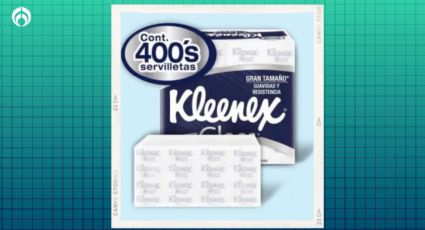 Sam's Club tiene baratísimo el paquete de 400 servilletas Kleenex super suaves y absorbentes