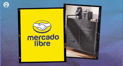 Mercado Libre rebaja cómoda con cajones grandes ideales para guardar camisetas, jeans y más