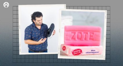 Truco fácil con jabón Zote para quitar el mal olor de tus zapatos sin mojarlos