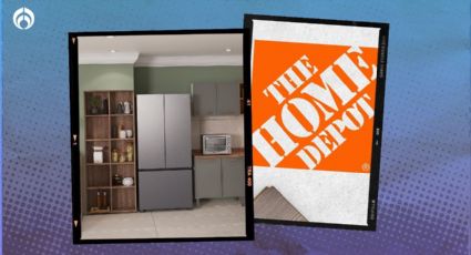 Home Depot remata refrigerador Samsung con fabricador de hielo doble y 20 años de garantía