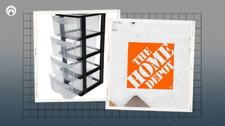 Home Depot vende baratísima cajonera de plástico súper resistente para cualquier espacio reducido