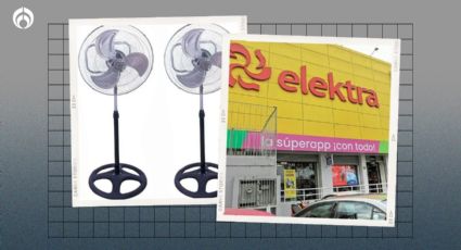 Elektra tiene súper ganga en dos ventiladores con múltiples velocidades para el calor