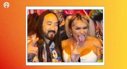 ¡Estamos perdidas! Wendy Guevara se encuentra con Steve Aoki en el EDC y esto pasó