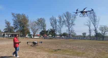 Agricultura en Altamira: esta nueva tecnología puede fumigar 21 hectáreas en una hora