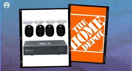 Home Depot liquida sistema de seguridad de 4 cámaras con visión nocturna y resistente a todo clima