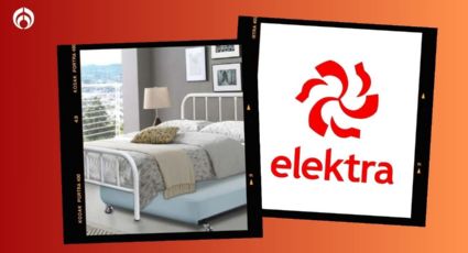 Elektra pone descuentazo en esta cama doble matrimonial, ideal para visitas (por menos de 4,000 pesos)