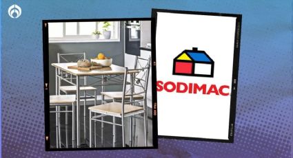 Sodimac remata sofisticado comedor para cuatro personas ¡en menos de mil 600 pesos!