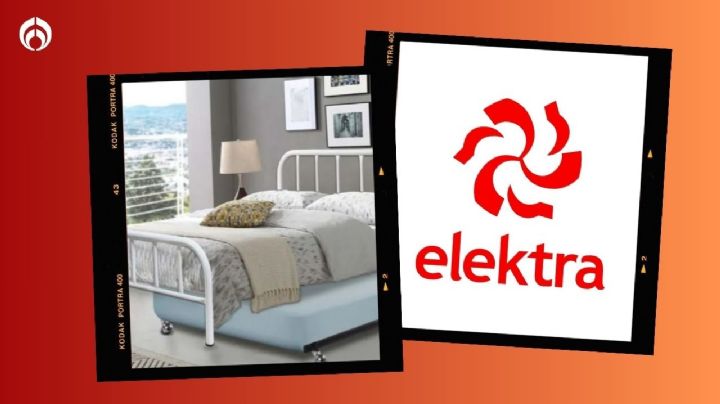 Elektra pone descuentazo en esta cama doble matrimonial, ideal para visitas (por menos de 4,000 pesos)