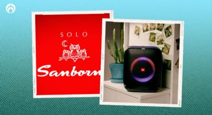 Sanborns remata bocina JBL inalámbrica con batería de 6 horas, sonido intenso y show de luces