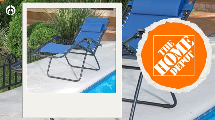 La silla plegable cero gravedad que Home Depot puso en remate: ¡tiene buenas reseñas!