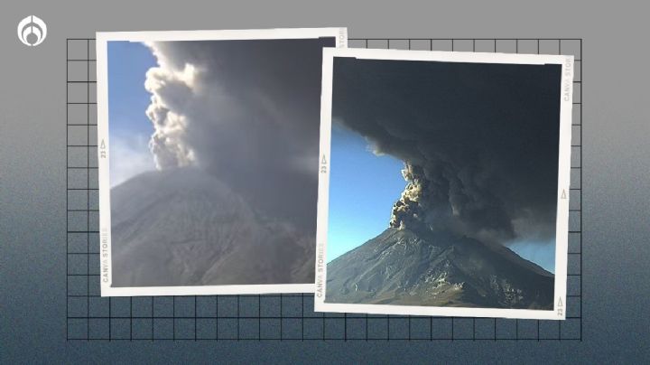Volcán Popocatépetl 'hace de las suyas': suspenden vuelos en Aeropuerto de Puebla