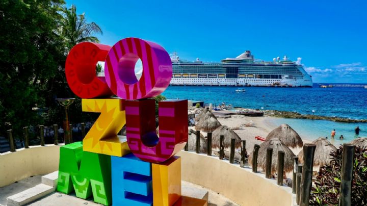 Quintana Roo domina turismo de cruceros del país; destaca Cozumel con “La Isla de las Golondrinas”