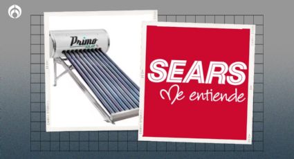 Sears: calentador solar de 8 tubos que funciona todo el año vale menos de 7 mil pesos