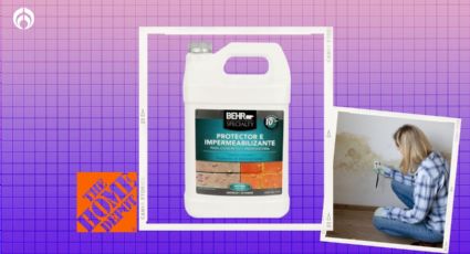 Home Depot vende baratísimo el protector Behr impermeabilizante para evitar salitre en las paredes