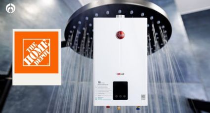 Home Depot remata calentador instantáneo para 3 servicios, que sirve como respaldo para uno solar